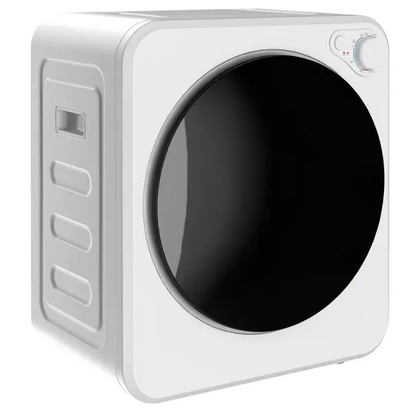 HOMCOM Uscător portabil de rufe 4 kg, încărcare frontală, 2 trepte de putere 800 W/400 W, 240 V, compact pentru apartament, rulote și casă, alb | Aosom Romania