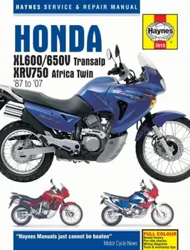 Honda XL600/650 Transalp & XRV750 Africa Twin (87 - 07), Paperback/***
