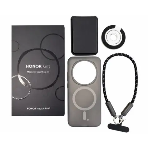 Honor Kit esential magnetic Honor Magic 8 Pro, Negru