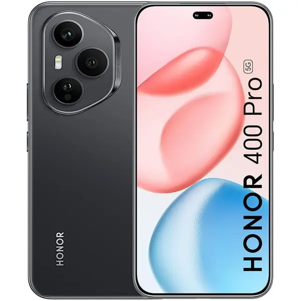 Honor Telefon mobil Honor 400 Pro, 12GB RAM, 512GB, Dual SIM, 5G, Snapdragon 8 Generatia 3, Negru