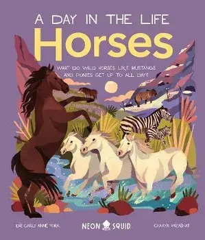 Horses (A Day in the Life). What Do Wild Horses Like Mustangs and Ponies Get Up To All Day?, Hardback/Neon Squid
