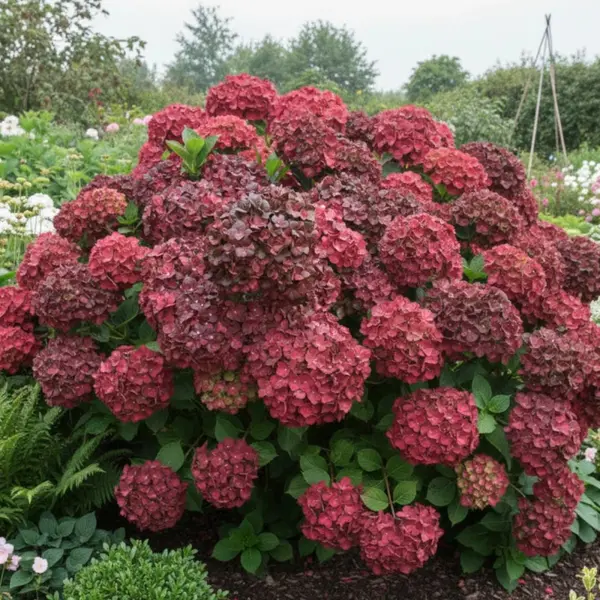 Hortensia Macrophylla 'Chocolate' - Hortensie cu Frunziș Brun | Ghiveci C4