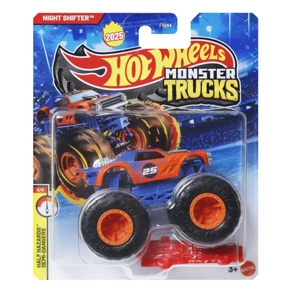 HOT WHEELS MONSTER TRUCK MASINUTA NIGHT SHIFTER SCARA 1 LA 64