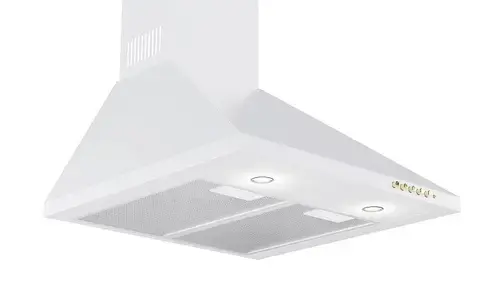 Hota decorativa Akpo WK-4 CLASSIC GOLD, 500 m3/h, 3 viteze, 106 W, Clasa C, 50 cm (Alb)