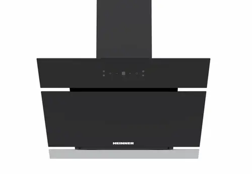 Hota decorativa HEINNER HDCH-MD620RGBK, 650 m3/h, 4 viteze, 80 W, LED 1.5 W, Filtru aluminiu, Control touch, Sticla (Negru)