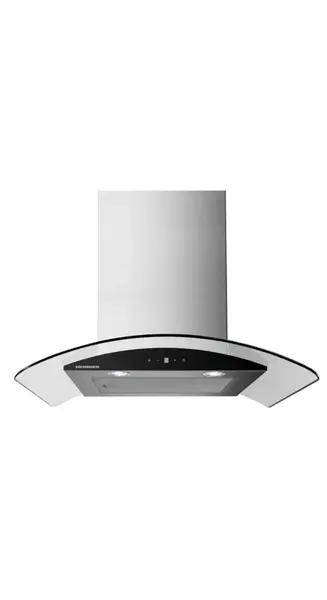 Hota decorativa HEINNER HDCH-MD650GIX, 650 m3/h, 4 viteze, 85 W, Filtru aluminiu (Inox/Sticla)