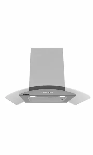 Hota decorativa HEINNER HDCH-MD800GIX, 800 m3/h, Clasa A, 3 viteze, LED 2x 1.5 W, Control Touch, Sticla (Inox)