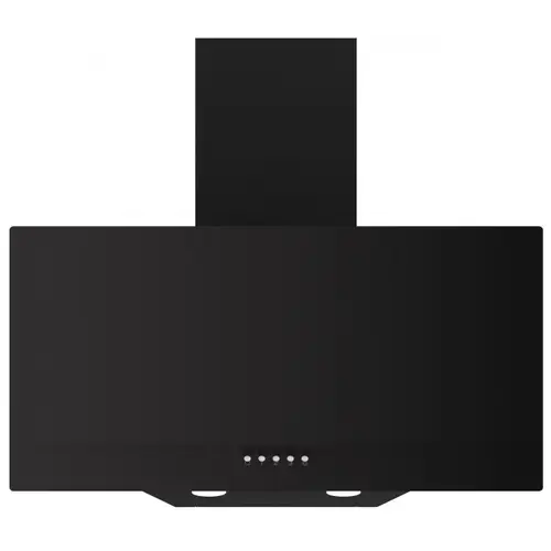 Hota decorativa LDK HD-3DGBK, Putere de absortie 300 m3/h, 3 trepte de putere, 1 motor, Iluminare LED, Sticla securizata, Filtru aluminiu, 60 cm (Negru)