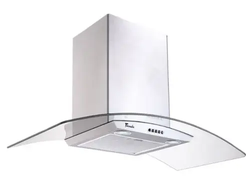 Hota decorativa Tornado Eva 1200 (90), 1 Motor Turbo, 3 Viteze, 1200 m3/h, Filtru anti-grasimi, Clasa C, 90 cm (Inox)
