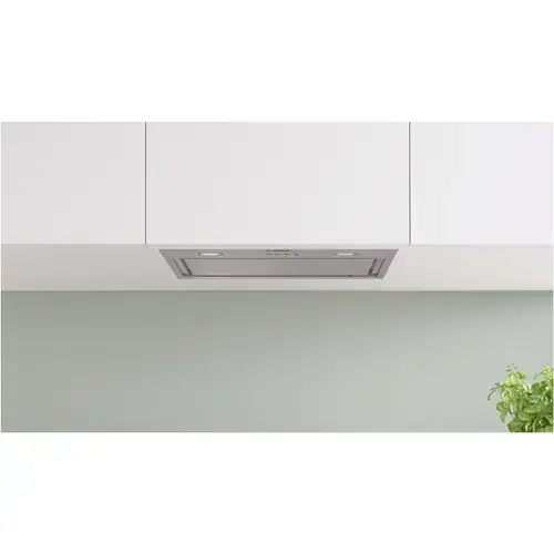 Hota incorporabila Bosch DLN56AC50, Putere de absorbtie 645 mc/h, Iluminare LED, Clasa B, 52 cm (Inox)