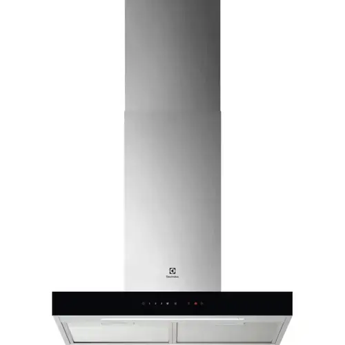 Hota incorporabila decorativa Electrolux LFT826X, Control electronic, Putere de absorbtie 730 mc/h, Conectivitate plita, Functie Breeze, Iluminare LED, 60 cm (Inox)