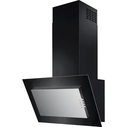 Hota incorporabila decorativa Electrolux LFV326Y, Putere de absorbtie 600 mc/h, Filtru de carbon inclus, 1 motor, 60 cm (Inox/Negru)
