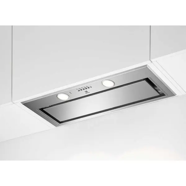 Hota incorporabila Electrolux LFG719X, 700 mc/h, 1 motor, Conectivitate plita, Iluminare LED, Clasa A, Inox
