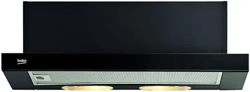 Hota incorporabila telescopica Beko CTB6250B, Putere de absorbtie 420 mc/h, 1 Motor, 3 Trepte putere, Filtru lavabil 60 cm, Negru