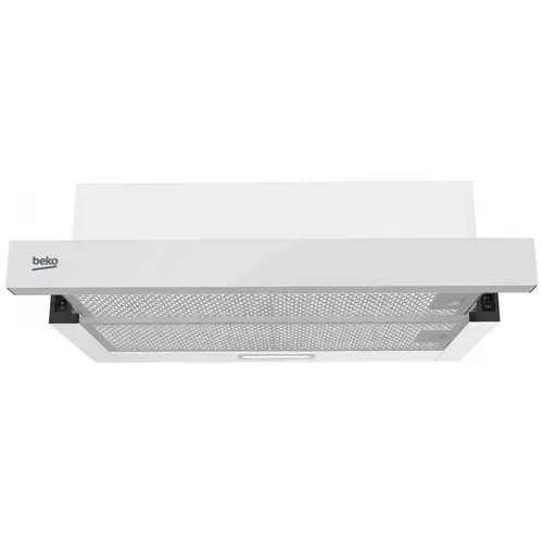 Hota incorporabila telescopica Beko HNT63322WH, Putere de absortie 320 mc/h, Filtre metalice lavabile, Iluminare LED (Alb)