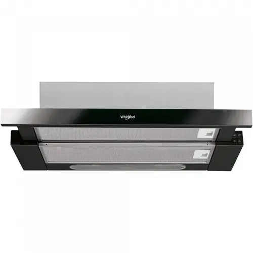 Hota incorporabila telescopica Whirlpool AKR750GK, Putere de absorbtie 304 mc/h, 1 Motor, 60 cm, Iluminare LED (Negru)