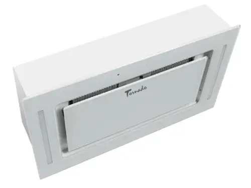 Hota incorporabila Tornado Modul Sensor 1200 (52), 1 Motor Turbo, 3 Viteze, 1200 m3/h, Filtru anti-grasimi, Clasa C, 52 cm (Alb)