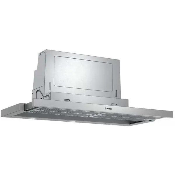 Hota telescopica Bosch DFS097A51, 397 mc/h, 2 motoare, EcoSilence Drive, 4 trepte de putere, Inox