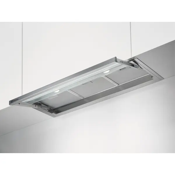 Hota telescopica Electrolux LFP539X, 600 mc/h, 1 motor, Filtre aluminiu lavabil, Inox