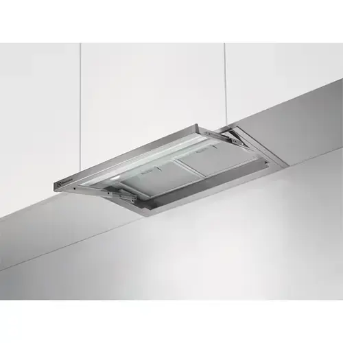 Hota telescopica incorporabila Electrolux LFP536X, Putere de absorbtie 600 mc/h, 1 motor, Clasa C, 60 cm (Inox)