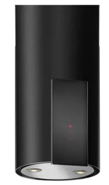 Hota tip Insula Tornado Tube Island 1200 (40), 1 Motor, 4 Viteze, 1200 m3/h, Filtru anti-grasimi, 40 cm (Negru)