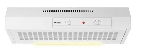 Hota traditionala Arctic AH511, 125 W, Putere de absorbtie 295 mc/h, 1 motor, 50 cm (Alb)