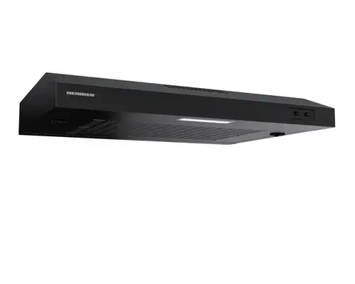Hota traditionala HEINNER CH-MD190BK, 38 W, 190 m3/h, 2 trepte putere, Lumina LED (Negru)