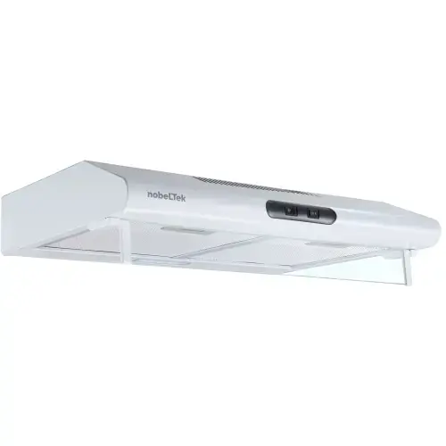Hota traditionala NobelTek NHO-CL60F15W, Putere de absorbtie 300 mc/h, Iluminare LED, 60 cm (Alb)