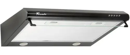 Hota traditionala Tornado Bona 20 (50), 2 Motoare, 560 m3/h, Filtru anti-grasimi, Clasa D, 50 cm (Negru)