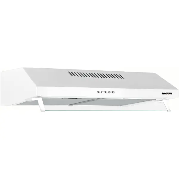 Hota traditionala Vision Chef VHB602A, 2 motoare, 3 trepte de viteza, capacitate de absorbtie 326 mc/h, 60 cm latime, Alb