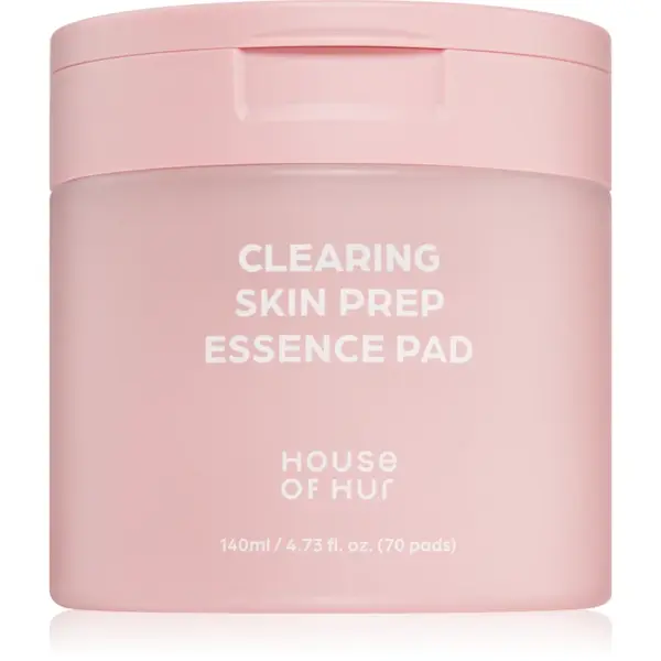 House of Hur Clearing Skin Prep Essence Pad discuri pentru curatare cu efect de hidratare 140 ml