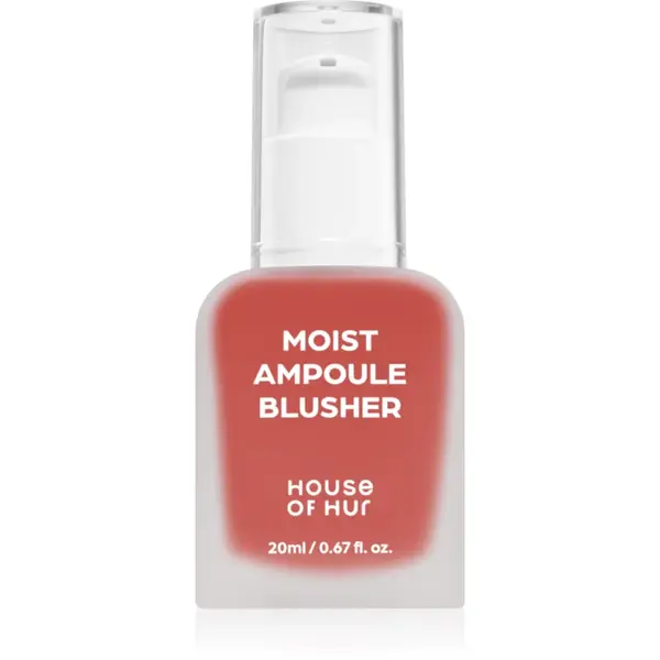House of Hur Moist Ampoule Blusher fard de obraz lichid culoare 05 Peach Coral 20 ml