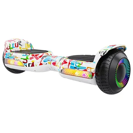 Hoverboard REBEL CRUISER PAINT ZAB0014, Viteza maxima 10 km/h, IPX4, putere 2 x 120 W, roti 6.5inch