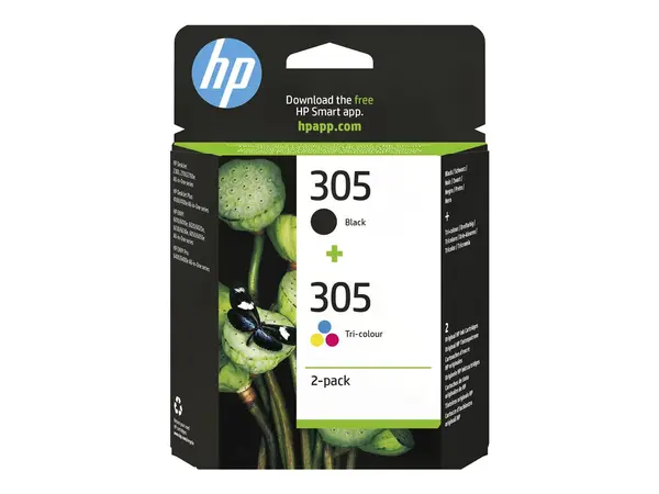 HP 305 2 Pack - Cartuse Cerneala Originale HP 6ZD17AE (Black + Tri color), 100 120 pagini