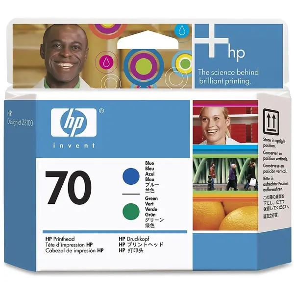 HP Cap de printare HP C9408A Albastru, Verde