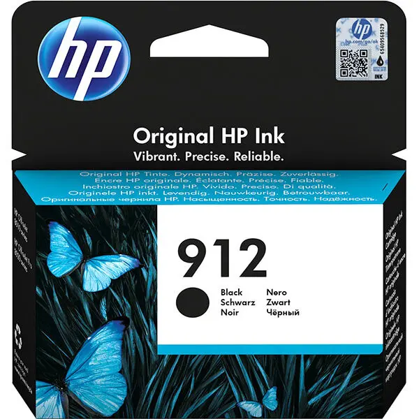 HP CARTUS BLACK NR.912 3YL80AE ORIGINAL HP OFFICEJET 8013