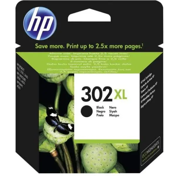 HP Cartus cerneala Original HP Black, nr.302XL, pentru DJ2130 AIO, 330p, F6U68AE