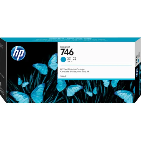 HP CARTUS CYAN NR.746 P2V80A 300ML ORIGINAL HP DESIGNJET Z6 A1 24