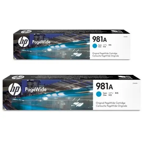 HP CARTUS CYAN NR.981A J3M68A ORIGINAL HP PAGEWIDE ENTERPRISE 556DN