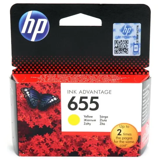 HP Cartus Hp Cz112Ae Inkjet 655, Yellow