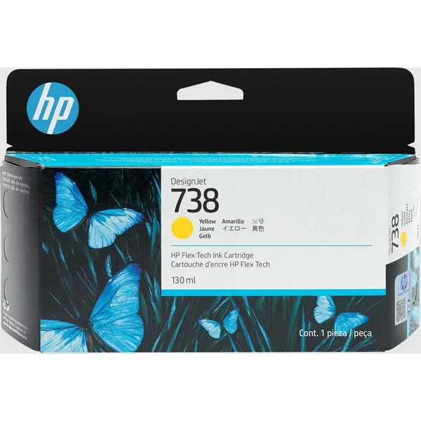 HP Cartus imprimanta HP 498N7A, galben, 130ml