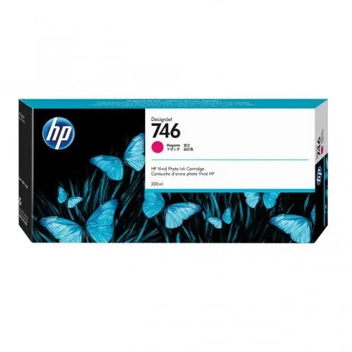 HP CARTUS MAGENTA NR.746 P2V78A 300ML ORIGINAL HP DESIGNJET Z6 A1 24