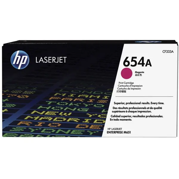 HP CARTUS TONER MAGENTA NR.654A CF333A 15K ORIGINAL HP LASERJET M651