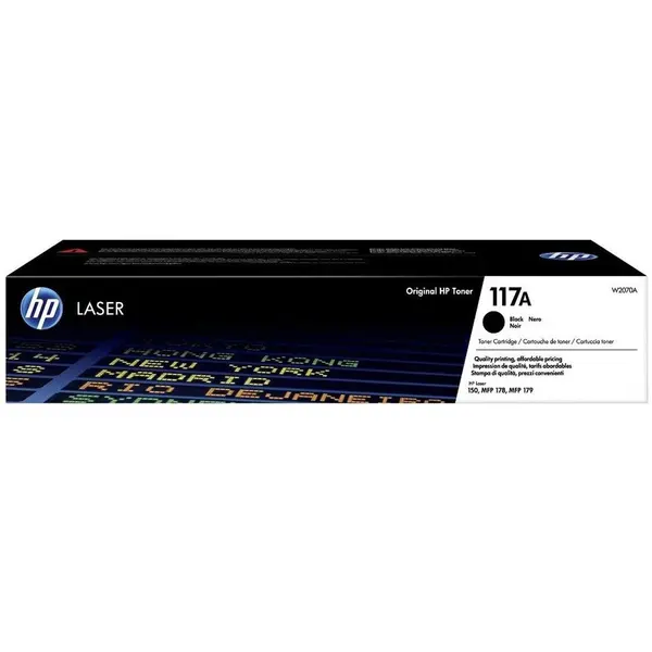 HP CARTUS TONER NR. 117A BLACK W2070A 1K ORIGINAL HP COLOR LASER MFP 179FNW
