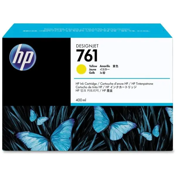 HP CARTUS YELLOW NR.761 CM992A 400ML ORIGINAL HP DESIGNJET T7100