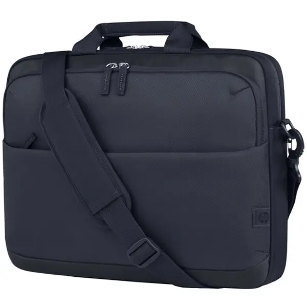 HP Geanta laptop HP Everyday 16 Odyssey, poliester durabil 600D, rezistent la apa, compartiment captusit pentru laptop, 60% plastic reciclat post-consum, gri