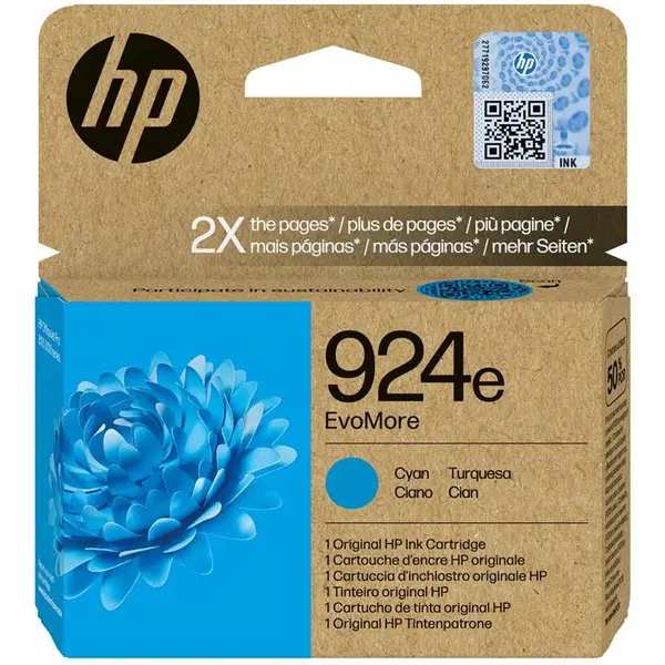 HP HP 924e EvoMore Cyan Original Ink Cartridge