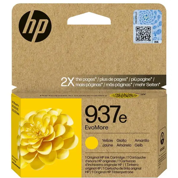 HP HP 937e EvoMore Yellow Original Ink Cartridge