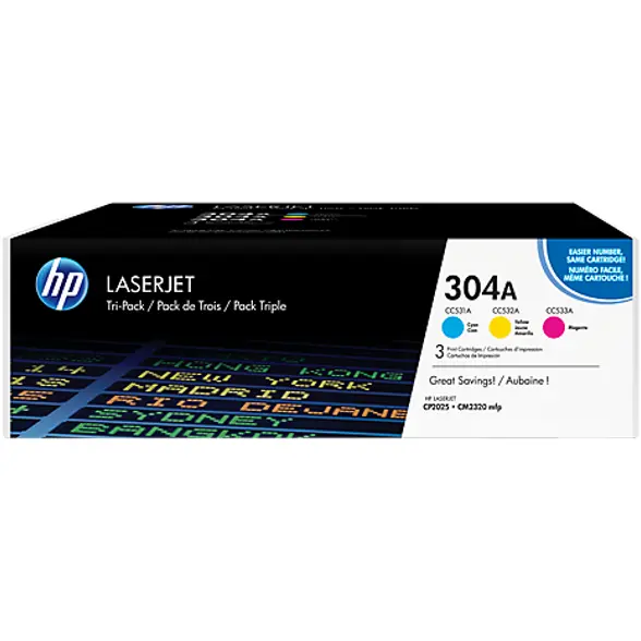 HP HP Toner 304A 3 culori