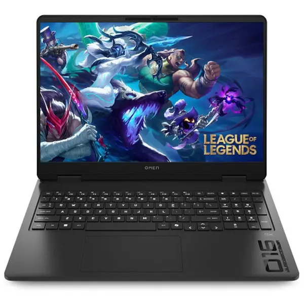 HP Laptop Gaming HP Omen 16-ap0003nn cu procesor AMD Ryzen™ AI 7 350 pana la 5.0GHz, 16.0, 2K, 16GB DDR5 RAM, 1TB SSD, NVIDIA® GeForce RTX™ 5070 8GB GDDR7, Free DOS, Shadow Black